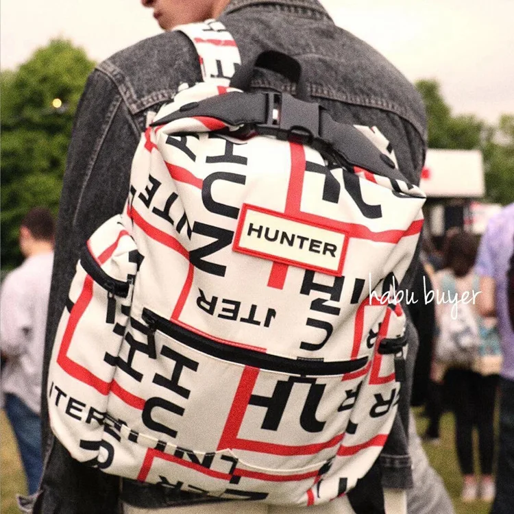 

Classic English backpack, student bag, leisure, red, classic fashion, light