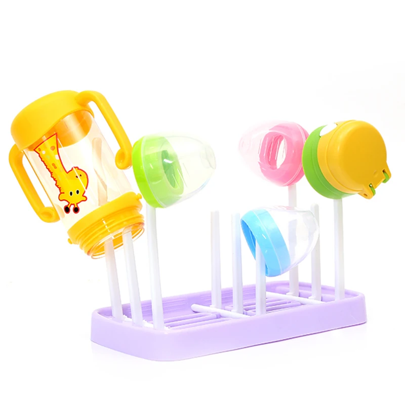 

Bottle Dry Rack Foldable Portable Baby Bottle Drain Drying Rack Pacifier Feeding Cup Holder Bottle Cleaning Drainer Kitchen Tool