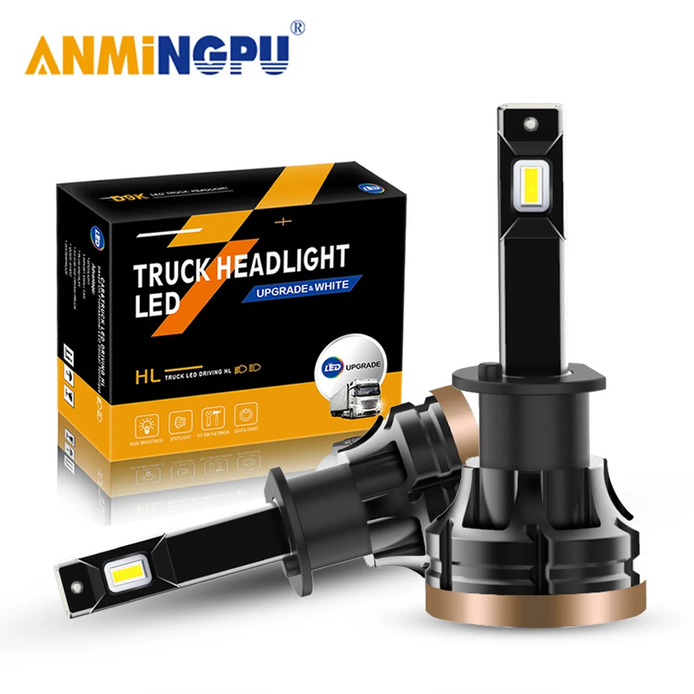 ANMINGPU H1 Led Canbus Bulb H11 H8 H9 H7 9006 HB4 9005 HB3 Led HeadLight 9012 HIR2 H4 Led Car Headlight Bulb 16000LM 60W 12V-48V car headlight h8 h4 led h1 h7 led h8 h9 h11 9005 hb3 9006 hb4 9012 headlight 12v led 6500k 65w white light
