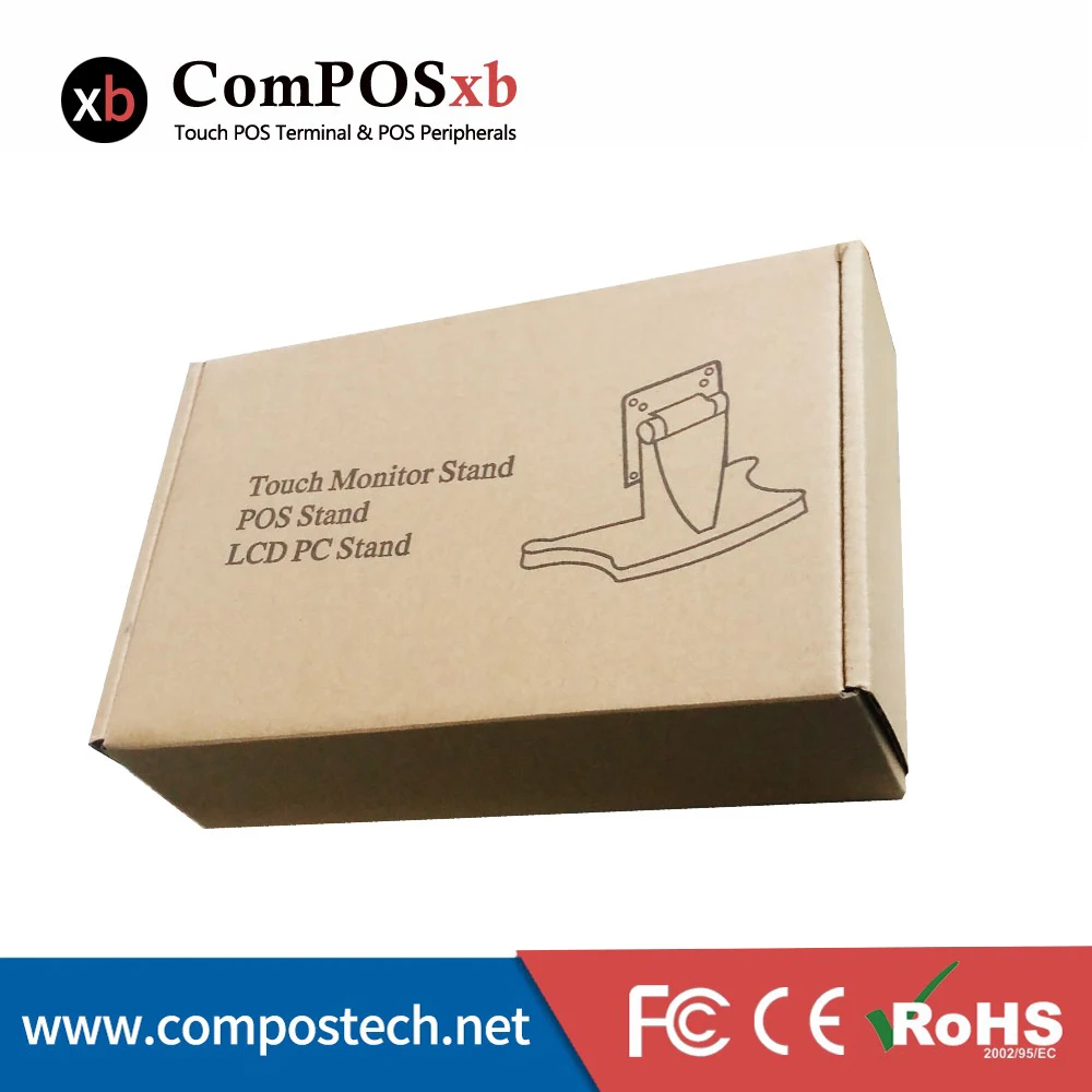 Заводской 15-дюймовый POS-монитор с сенсорным ЖК-экраном сверхпрочная
