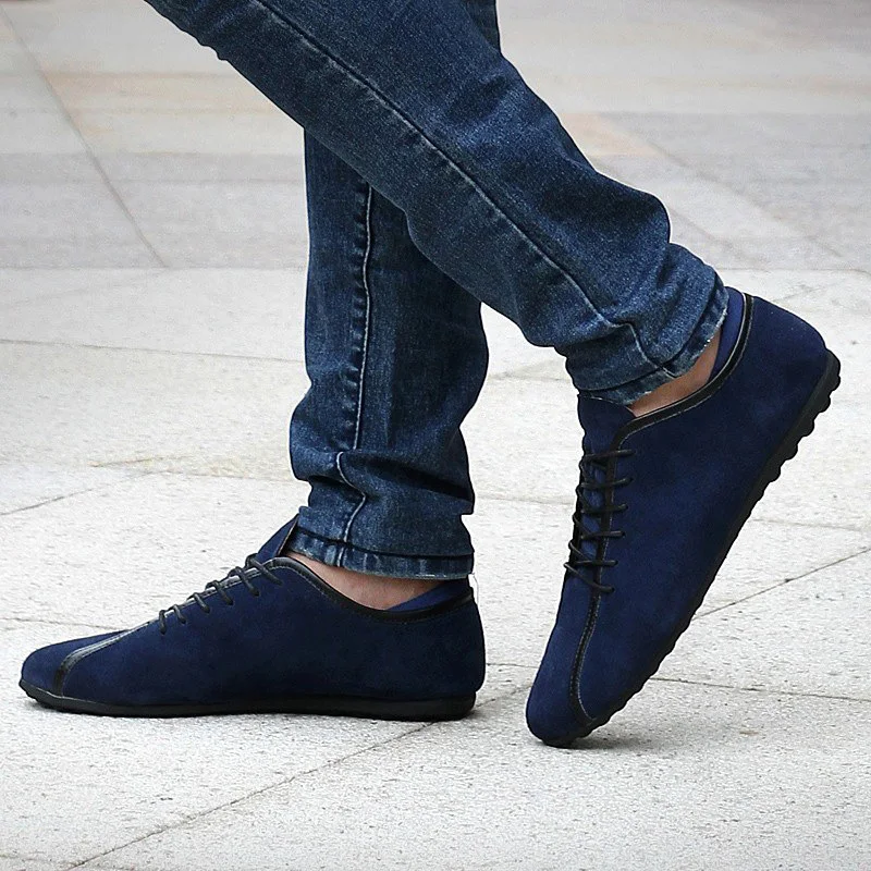 

2021 Spring New Men Shoes Comfortable Racing Shoes Soft Leather Men Casual Driving Shoes Loafers Men Zapatillas De Deporte