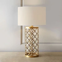 gold decorative table lamp retro creative bed side table lamp minimalist lamp interior studio coffee ship bar desk lamp