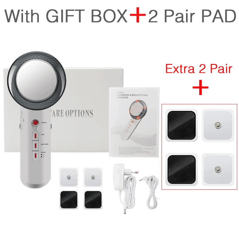 B Ультразвуковая кавитация EMS массажер для похудения тела потеря веса Липо антицеллюлитный жиросжигатель Гальваническая инфракрасная ультразвуковая терапия - Цвет: B