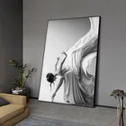 Картина на холсте с изображением танцующей девушки в современном стиле