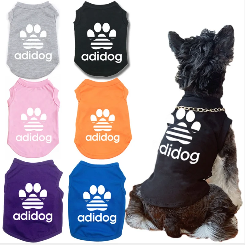 

Spring and Summer Dog Clothes New Teddy Than Panda Small and Medium-sized Dogs Cotton Vest Pet Supplies Clothes