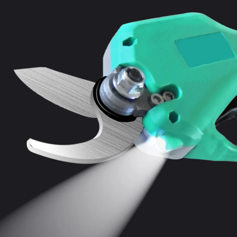 

8V Wireless Electric Rechargeable Scissors Pruning Shears Tree Garden Tool Branches Pruning Tools With 2 Li-ion Battery 110~240