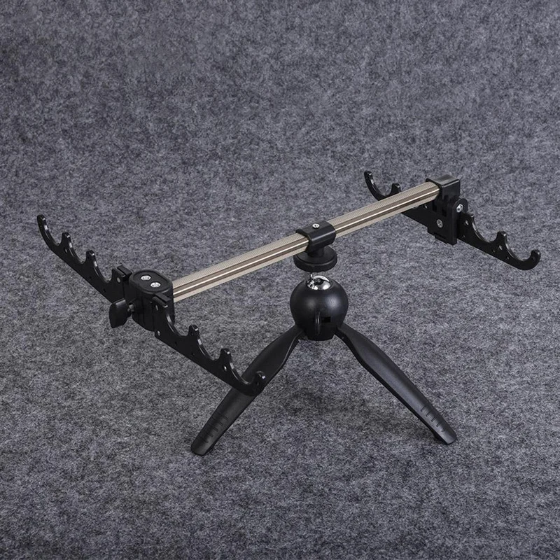 

Adjustable Fishing Pole Support Camera Tripod Stand Stainless Steel Winter Ice Fish Rod Triangle Fort Bracket Fishing Supplies