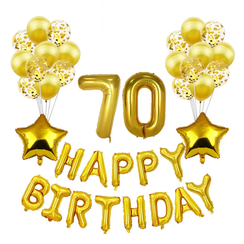 1 комплект из розового золота неоновые стикеры Звездный конфетти 32 дюймов номер