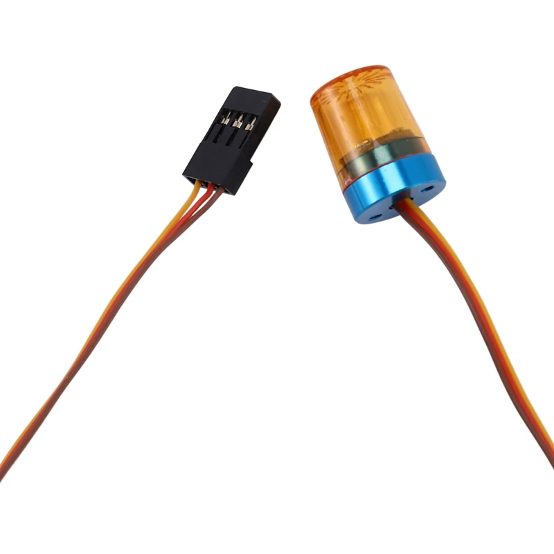 

2 Pcs Multi-Function LED Lamp Strobing-Blasting/Flashing/Rotating Light, Yellow & Black