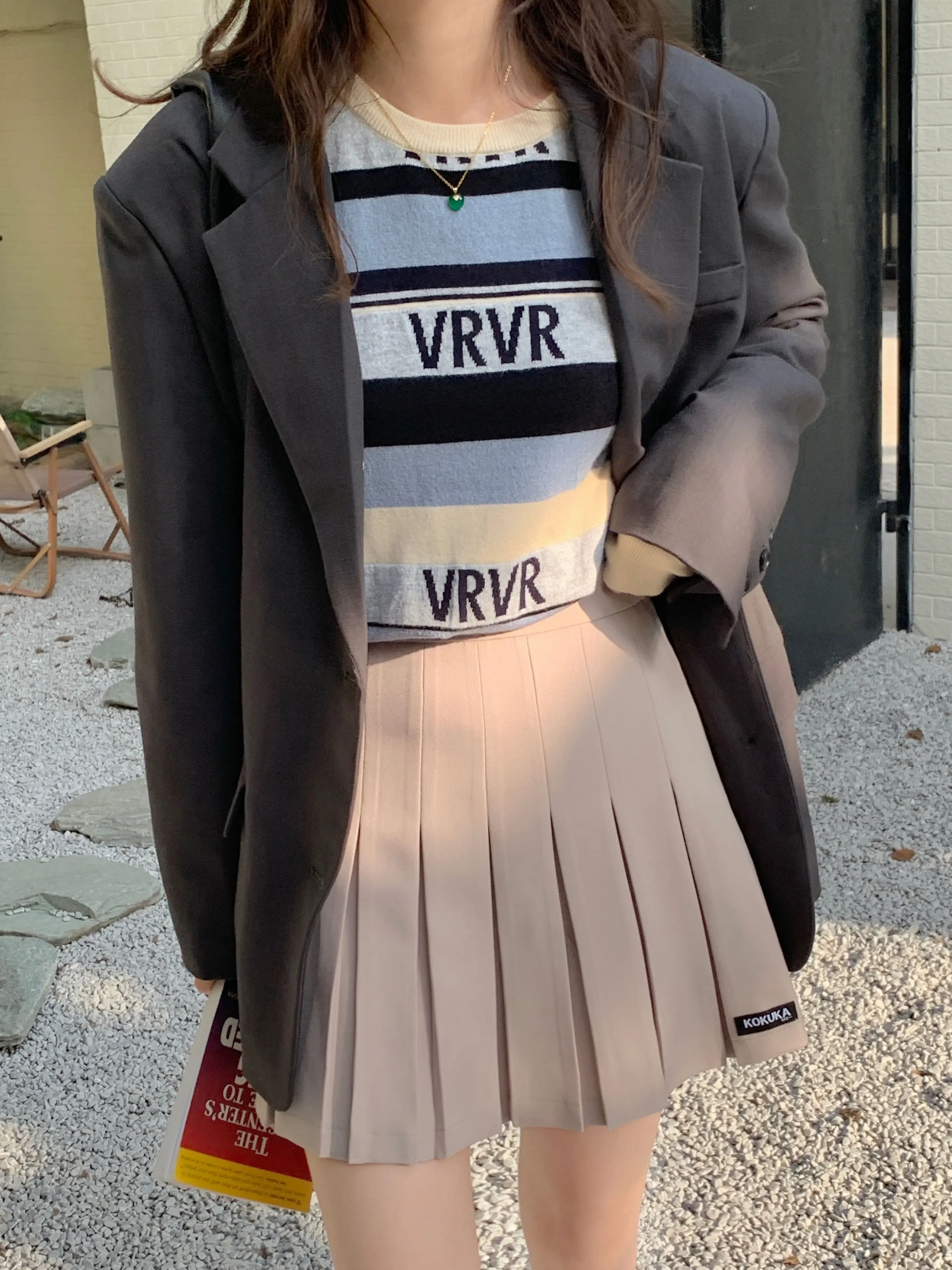 Женская юбка с высокой талией однотонная плотная плиссированная для игры в гольф