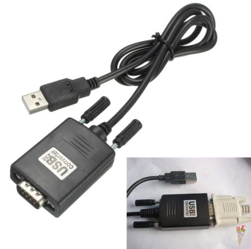 

RS232 Serial to USB 2.0 Cable Adapter Converter for Win 98 98SE 2000 XP Mac OS8.6