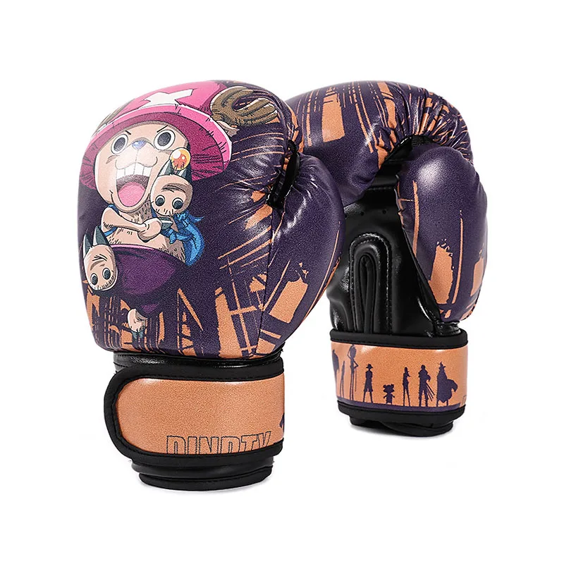 Детские перчатки для кикбоксинга кожаные спарринговые занятий ММА