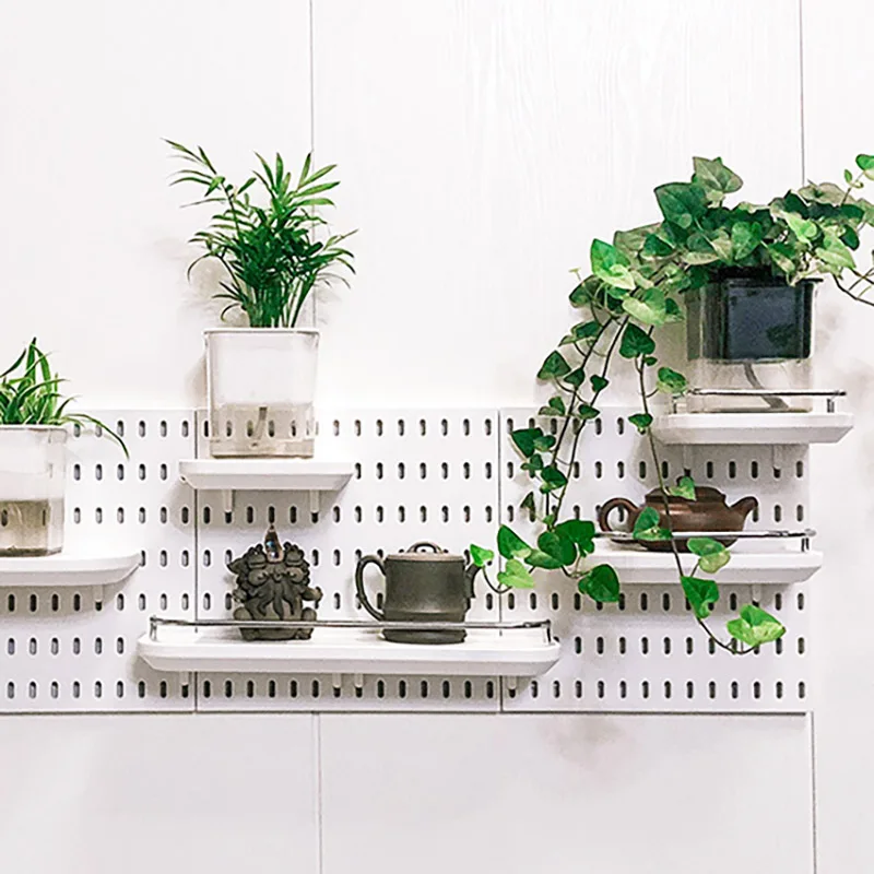 

Kitchen Wall Perforation-Free Hanger Thickened Hole Plate Kitchenware Wall Hanging Storage Full Set of Free Combination Racks