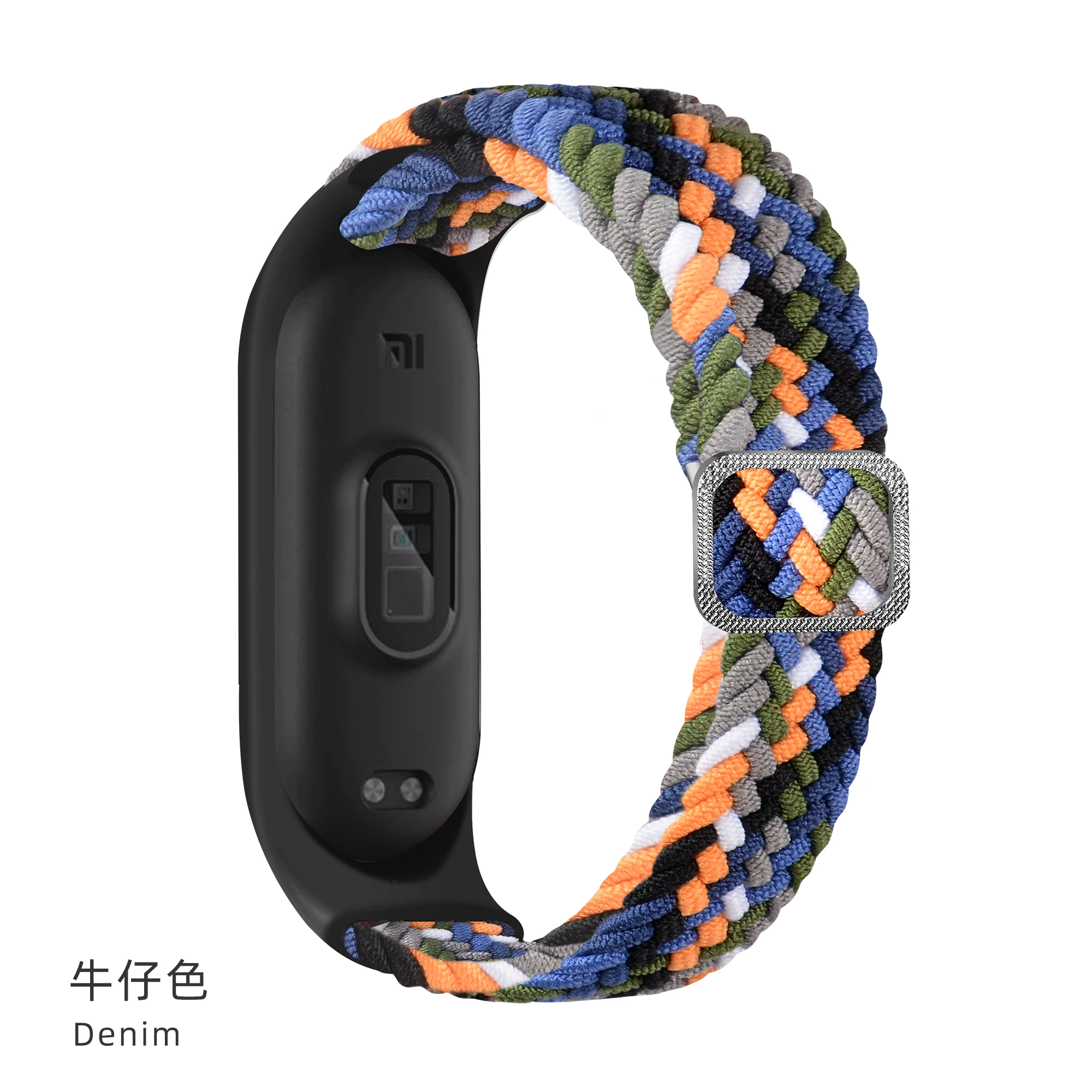 Nylon Strap For XiaoMi Mi Band 6 5 4 3 Adjustable Elastic Sports Wristband For Mi Band 3 4 5 6 Bracelet replacement strap