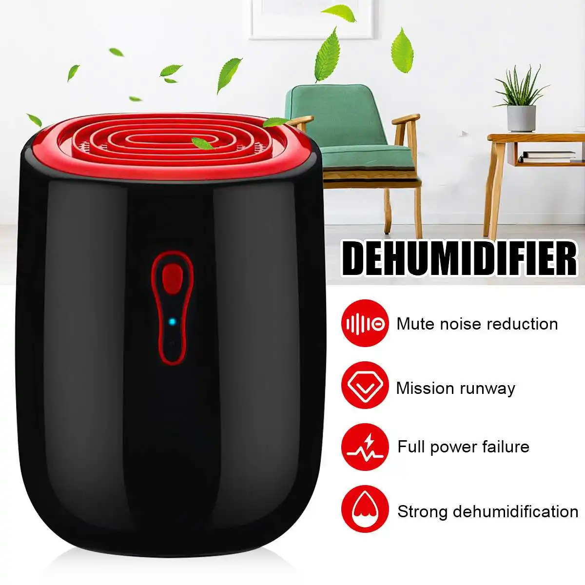 500 мл 25 Вт полупроводниковый осушитель воздуха влагопоглотитель электрическая