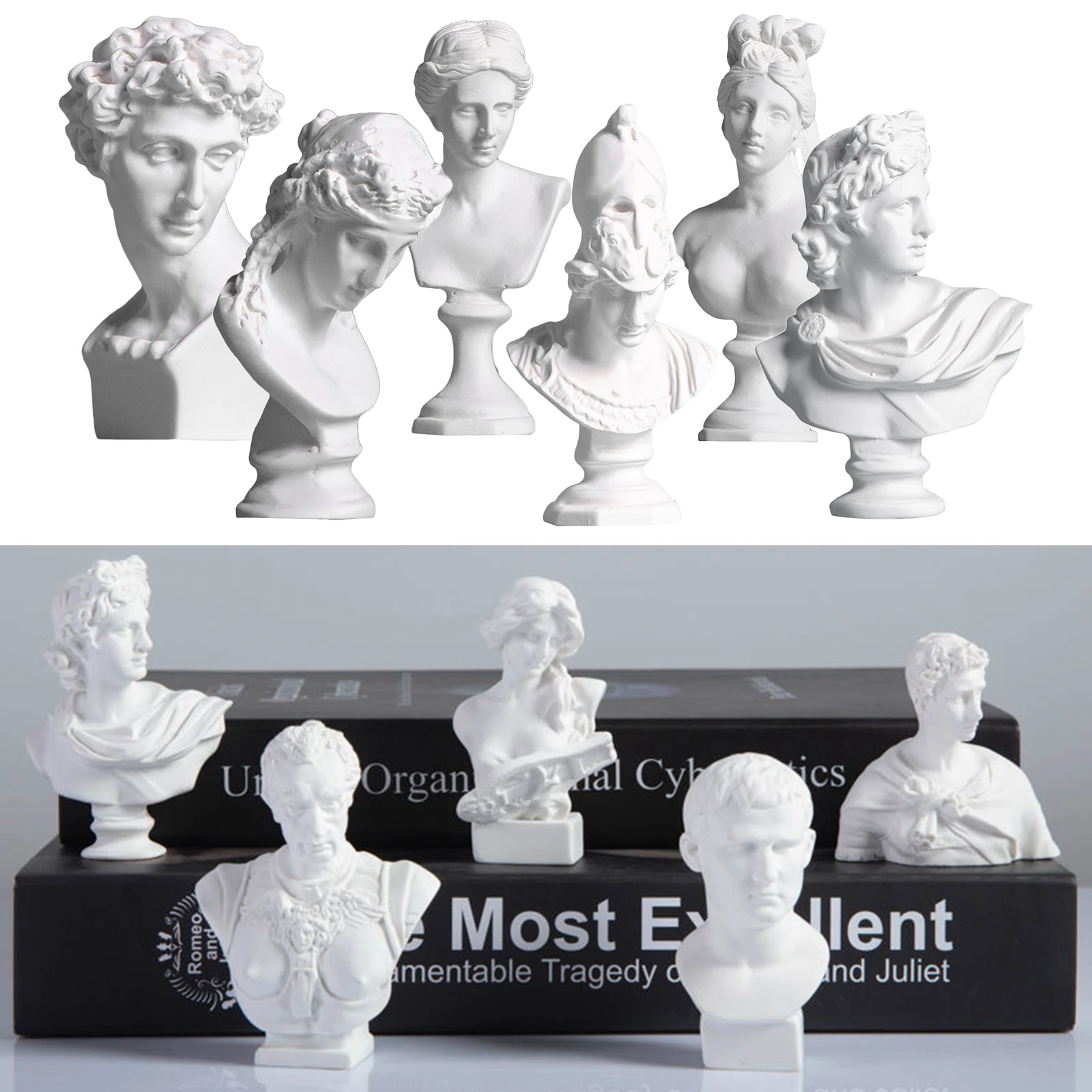 

Greek Venus Figurine Mini 2.4inch Bust Statue Art Sculpture Nordic Ornament