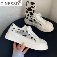 womens casual fashion sports shoes female tennis platform low top canvas sneakers 2021 new cows white net yarn breathable flats