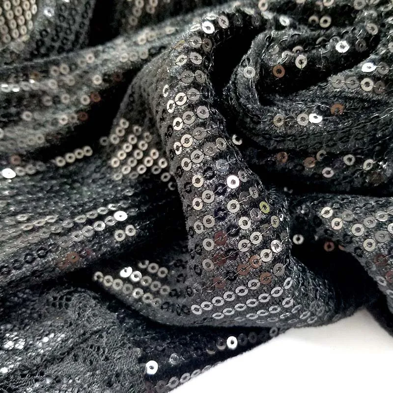 Sexy Lace Patchwork Sequin Women Dress V-neck Long Sleeve Party Night Slinky Bodycon Autumn and Winter Vestidos | Женская одежда