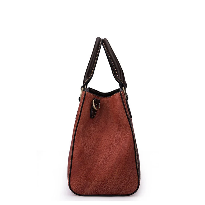 Новинка 2019 натуральная кожа ручная работа сумка на плечо женские сумки через