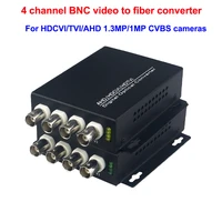 hd cvi ahd tvi 720p 960p 4ch fiber optic to bnc digital video converter fiber optical transmitter and receiver