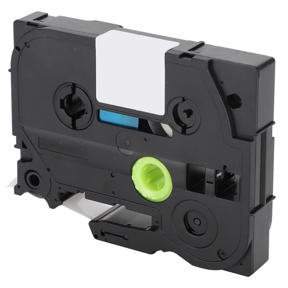 Лента для этикеток Brother совместимая с TZe белая на серебряной ленте 12 мм |