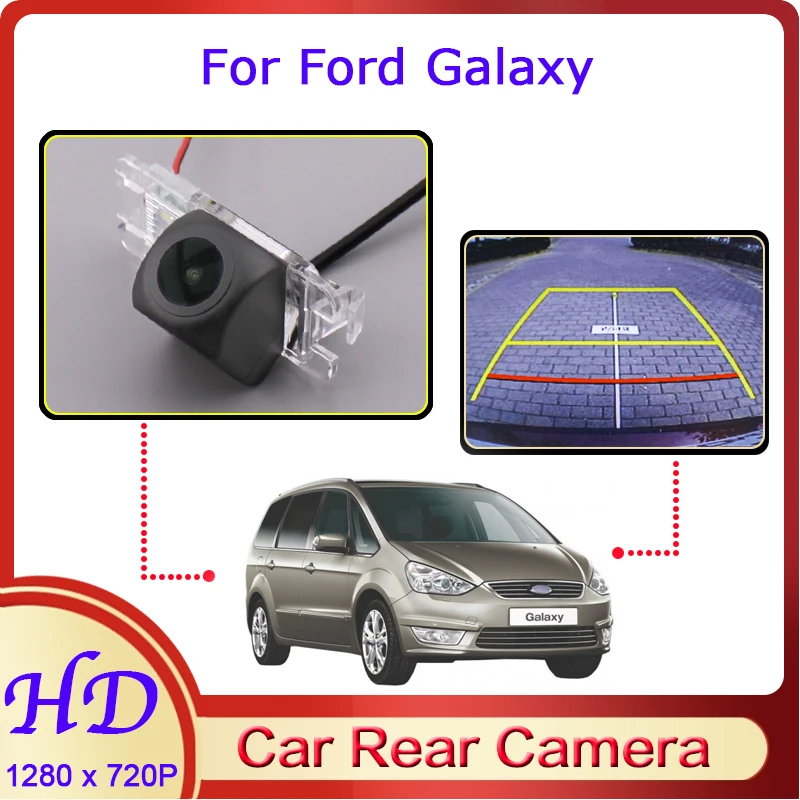 

Car Reverse Image Fisheye CAM For Ford Galaxy MK3 2006~2014 Night Vision HD WaterProof Rear View Back Up 720P Vehicle Camera