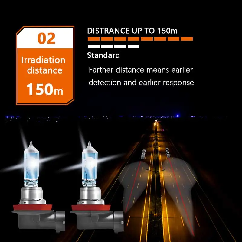 OSRAM Night Breaker Laser Next Generation H11 12 В 55 Вт PGJ19-2 Автомобильные фары Противотуманные фары+ 150 яркость 64211NL(Твин