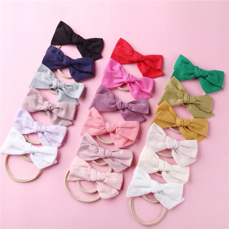 

Baby Girls Headband Multi Colors Velvet Bow Knot Head Bandage Kids Toddlers Headwear Hair Band Infant Clothing Accessories