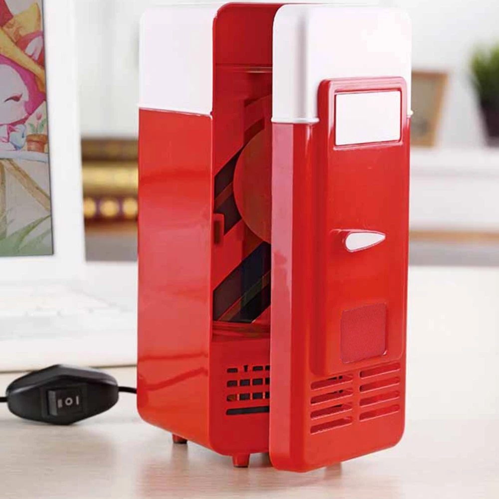 Портативный Настольный Электрический холодильник с питанием от USB 5 В