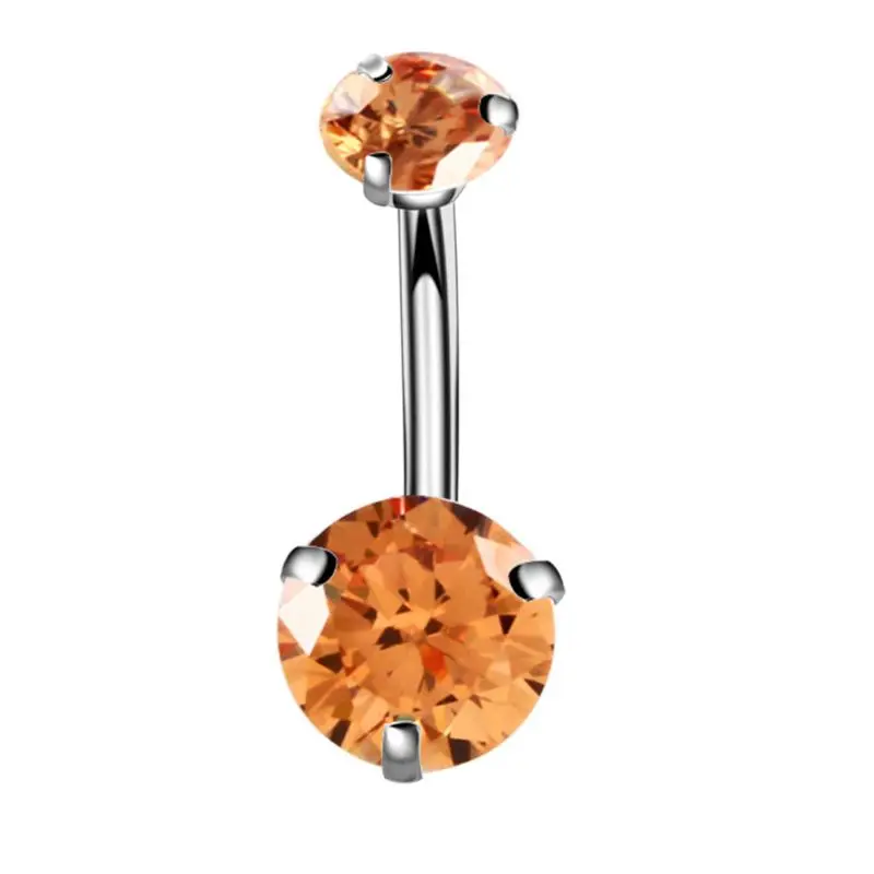 8 Colors Belly Button Ring Cubic Zirconia Piercings Jewely NEW | Украшения и аксессуары