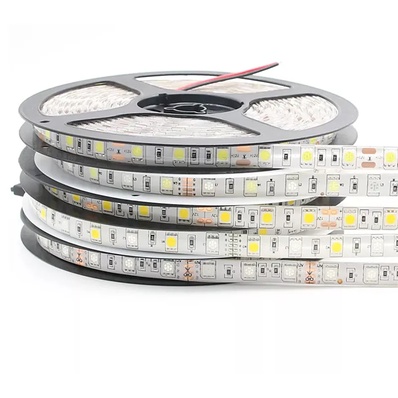 Гибкая светодиодная лента SMD 5050 RGBW RGBWW 5 цветов 12 В постоянного тока 60