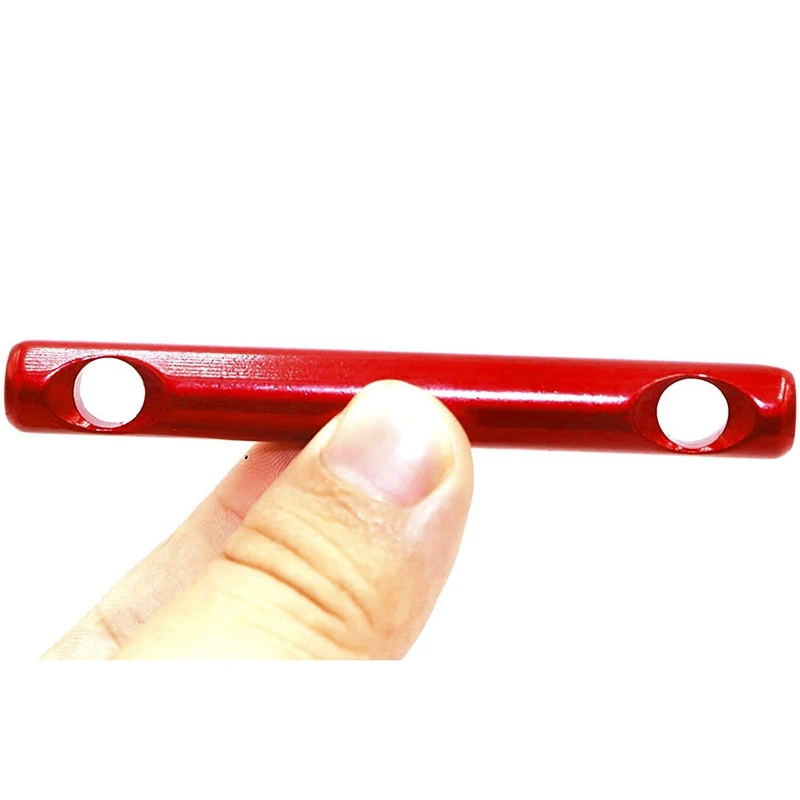 

10PCS Outdoor Tent Buckle Aluminum Alloy Rod Wind Rope Buckle Drawstring Double Eye Rope Buckle Adjusting Buckle