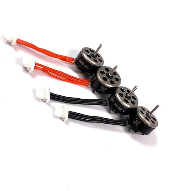 NewBeeDrone 0802 RC бесщеточный двигатель 18000KV 20000KV 1S Lipo батарея 1 мм вал для FPV Racing DroneTinywhoop