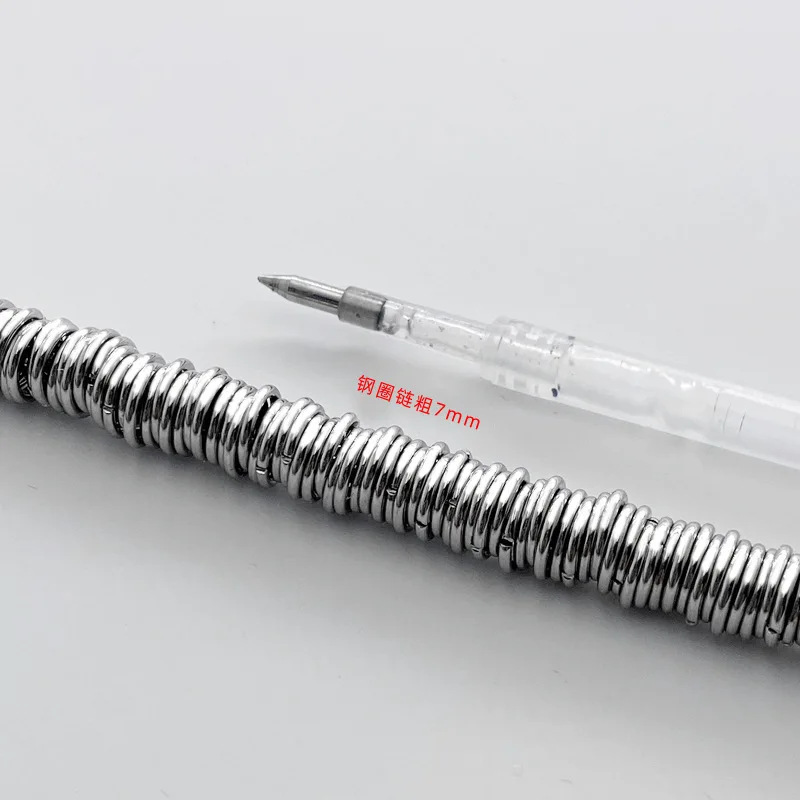 Многослойный Круглый браслет из нержавеющей стали для женщин под серебро