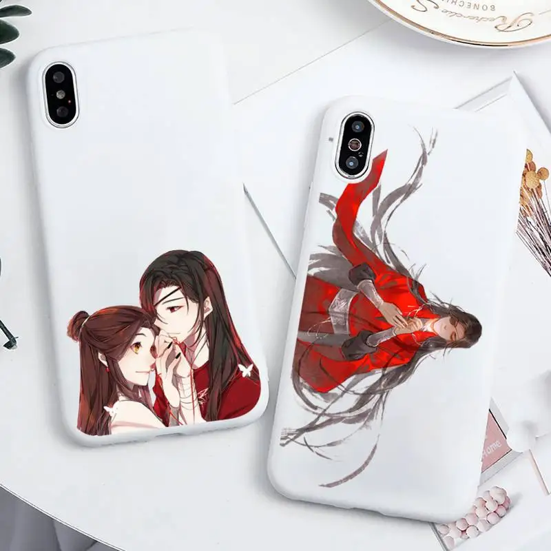 

Tian Guan Ci Fu Phone Case Candy Color for iPhone 11 12 mini pro XS MAX 8 7 6 6S Plus X 5S SE 2020 XR cover funda