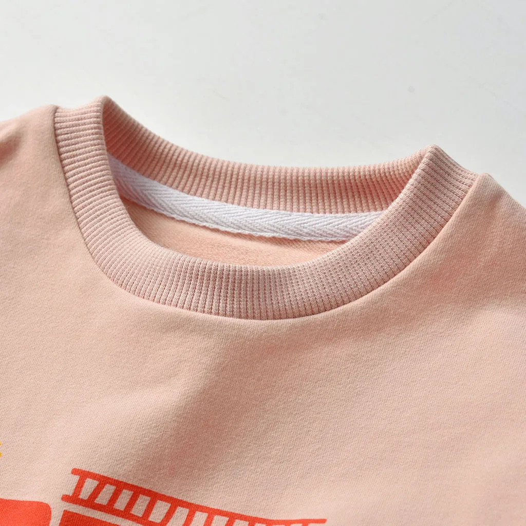 Sweatshirts To School Fashion Boys Girls Long Sleeve Cartoon Print Warm Coat Autumn Cotton Children Tops Outwear Y819 |