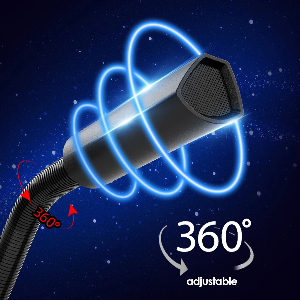 Настольная емкостная звуковая карта USB микрофон RGB компьютер с динамиком