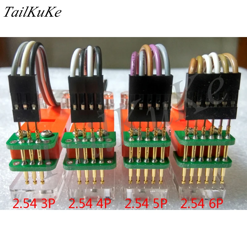 Тестовая стойка PCB зажим приспособление джиг зонд загрузки программы программирования ожога 2,54 2 1,27