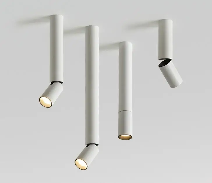 

Spotted light LED skylight concentrator household anti-glare non-main lighting Nordic ceiling no-hole down light