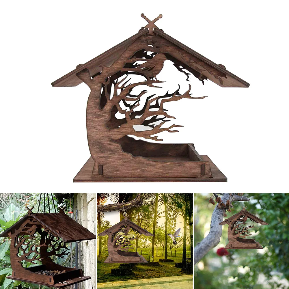 

Bird Feeder Tree-Shaped with Wide Opening Hanging Decoration for Tree Garden Yard Porch for Garden Various Bird Feeder Outdoor