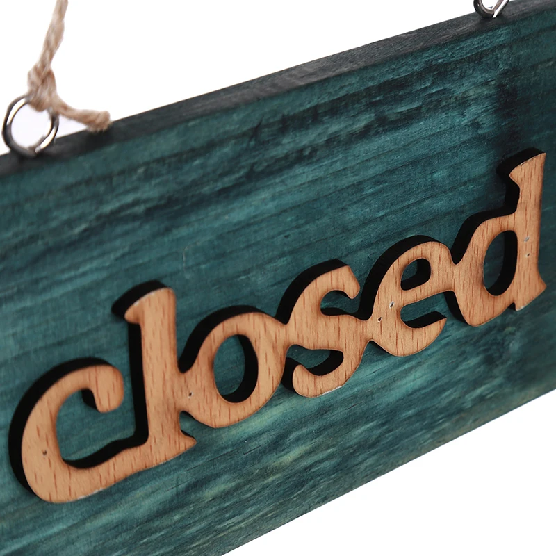 Креативная винтажная синяя деревянная подвесная доска вечерние доски для