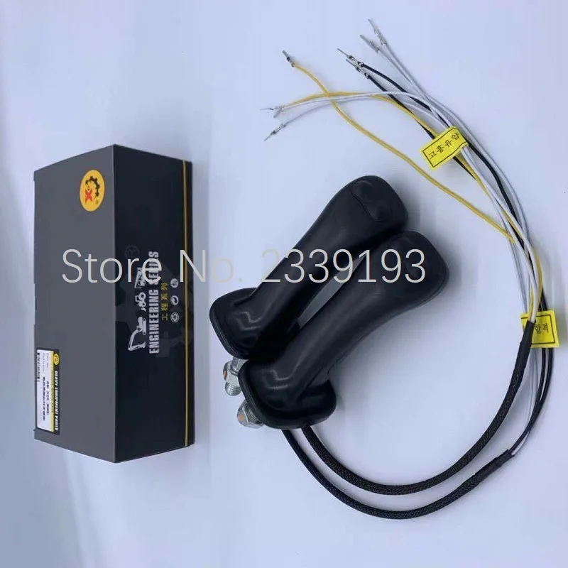 Free shipping excavator accessories Doosan Daewoo DH60/80/150/220/225/258/300-7 joystick handle rubber Rexroth double button | Дом и сад