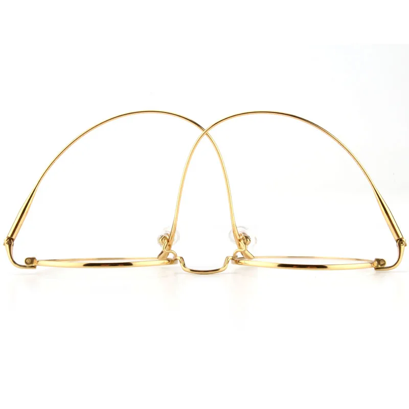 Мужская и женская круглая оправа для очков из чистого титана коррекции