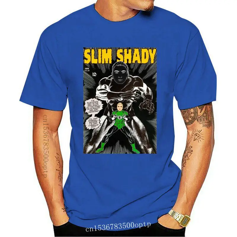 

Футболка Eminem Slim Shady Comics для мужчин и женщин, модный дизайн, в стиле хип-хоп, все размеры