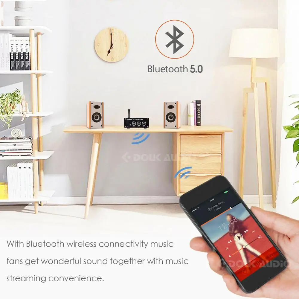 Nobsound Мини Bluetooth 5,0 TPA3116 цифровой аудио усилитель HiFi класса D стерео усилитель мощности 100 Вт* 2 для домашних динамиков
