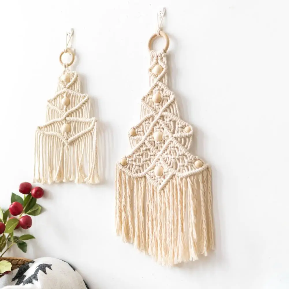 Макраме тканый настенный гобелен Бохо шикарный богемный для искусства красивая