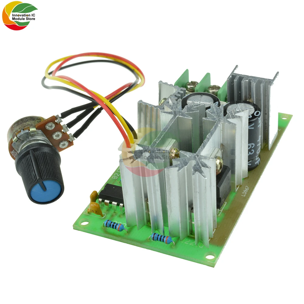 Ziqqucu 20A Универсальный DC 10 в-60 в PWM HHO RC регулятор скорости двигателя управление ler переключатель модуль управления Diy Электронный