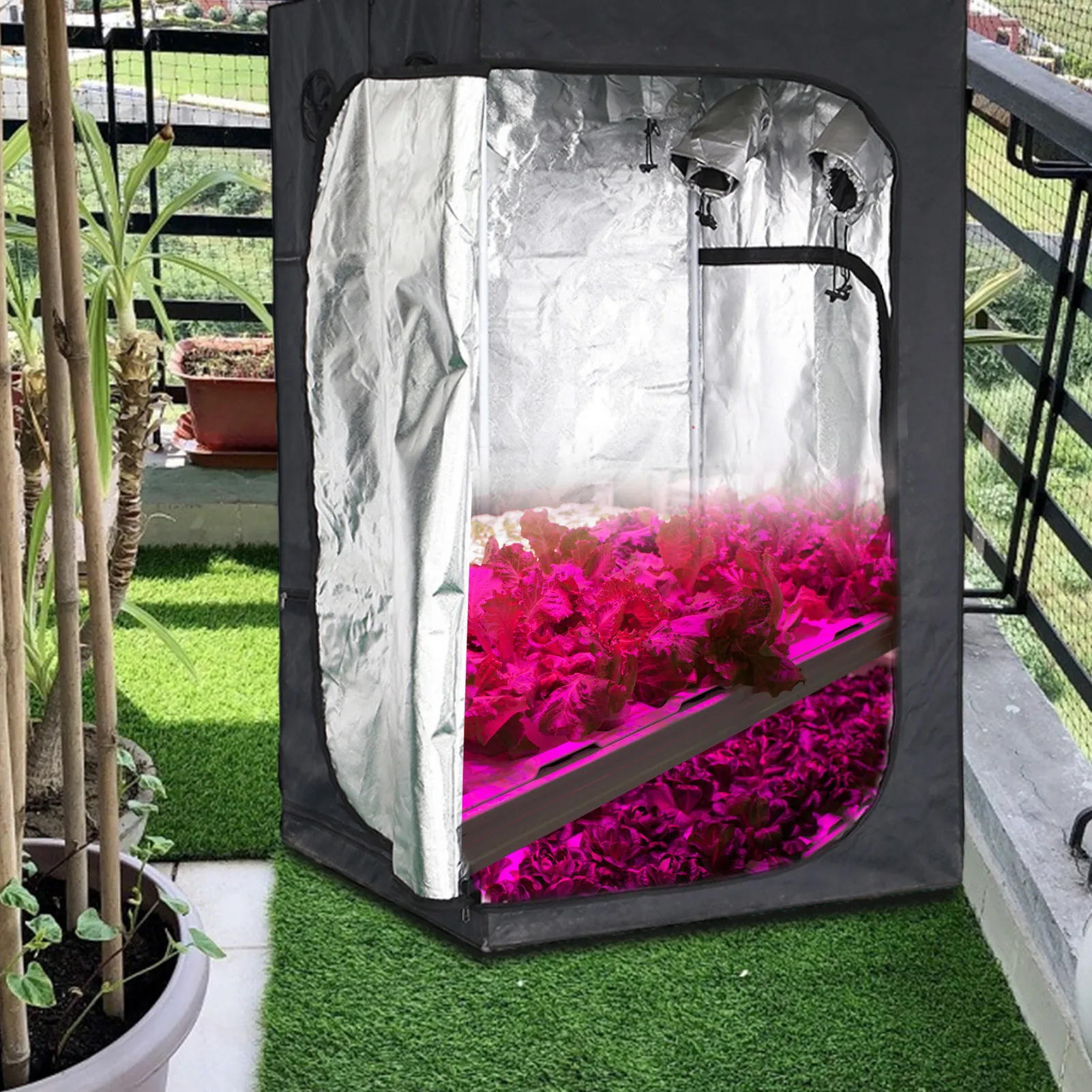 

60*60*140cm Plant Tent Durable Convenient Protector for Indoor Cultivation #W0