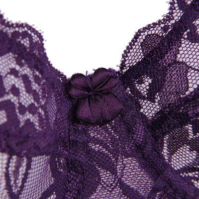 

SVOKOR Women Bras Fashion Casual Sexy V-neck Solid Color Chest Pad Lace Sling Nylon Breathable Elasticity Comfortable Women Bras