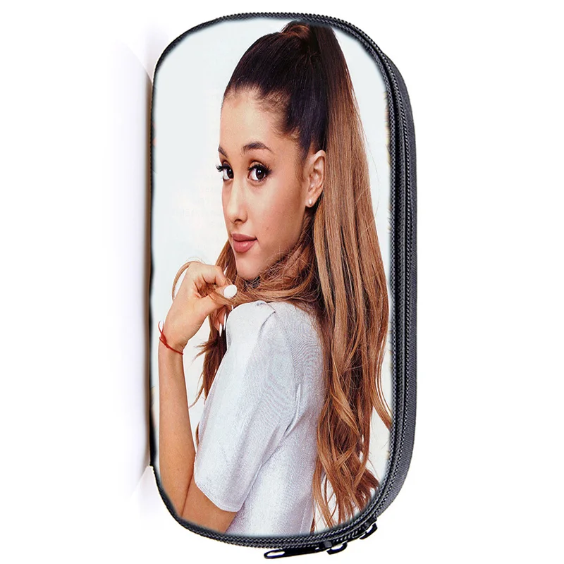 

Functionary Ariana Grande Pencil Bag Students Pen Bag Fashion High Quality Cute Stationery Bag Fashion Multifunction Pencil Case